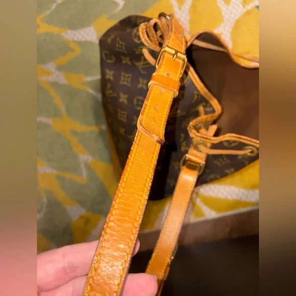 Louis Vuitton Noé Monogram Bucket Bag Vintage Authentic Made in France - Picture 9 of 16